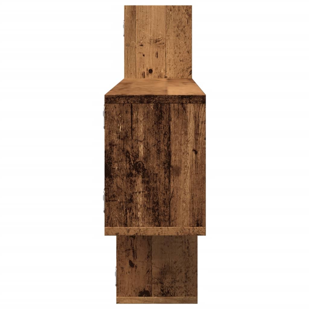 Mensola a Parete Legno Antico 167,5x18x68 cm in Truciolato | homemem39