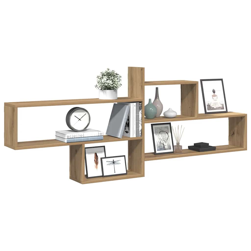 Mensola a Parete Rovere Artigianale 167,5x18x68 cm Truciolato | homemem39