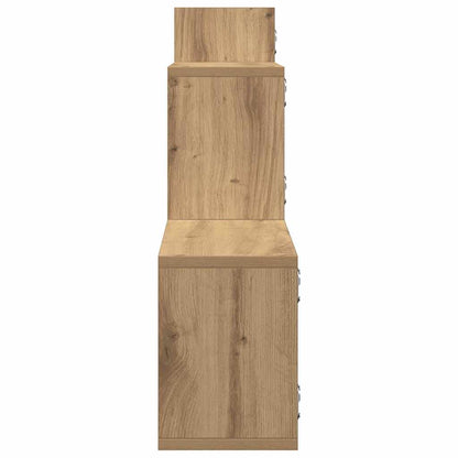 Mensola a Parete Rovere Artigianale 167,5x18x68 cm Truciolato