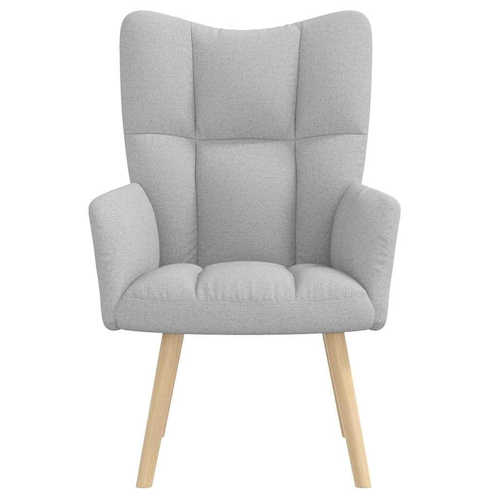 Sedia Relax Grigio Nuvola in Tessuto | homemem39