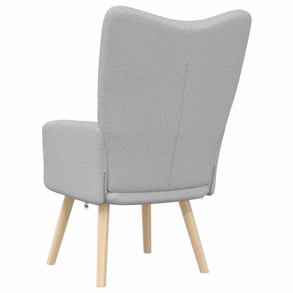 Sedia Relax Grigio Nuvola in Tessuto - homemem39