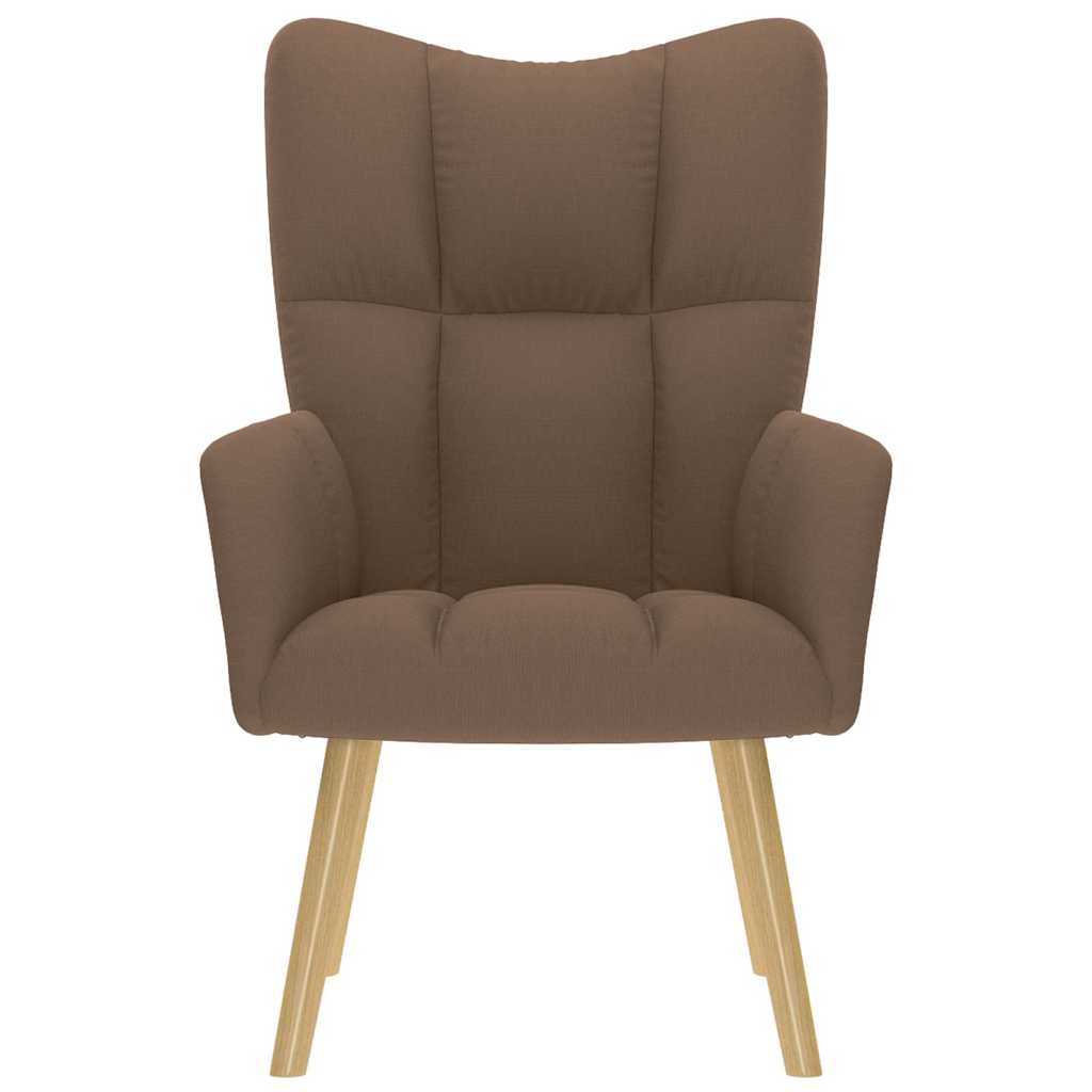 Poltrona Relax Marrone in Tessuto