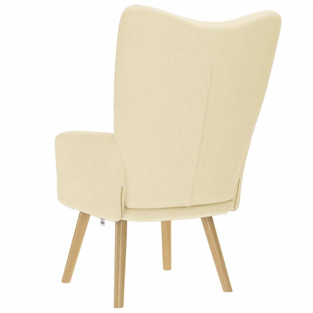 Sedia Relax Crema in Tessuto - homemem39