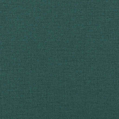 Poltrona Relax con Poggiapiedi Verde Scuro in Tessuto - homemem39