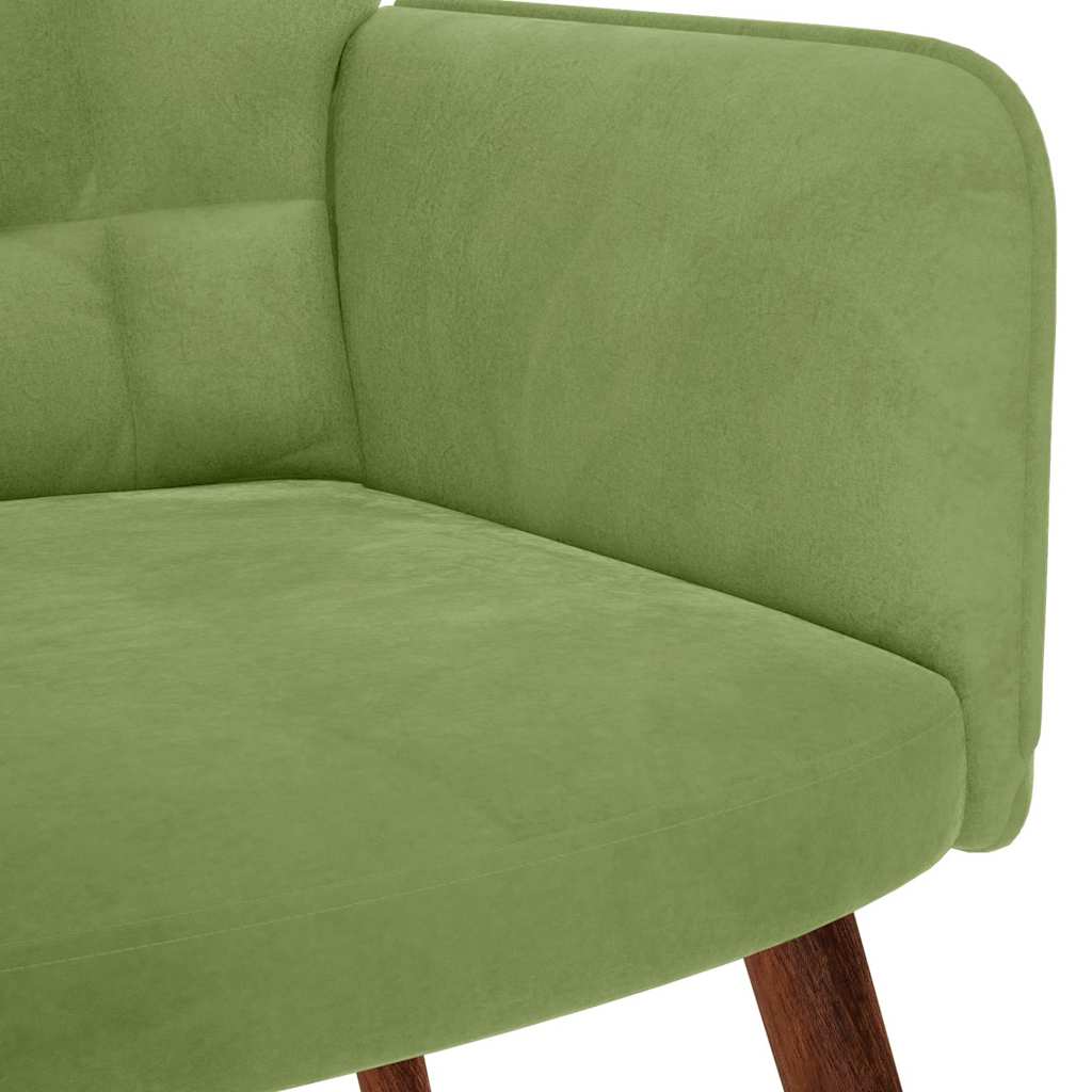 Sedia Relax Verde Chiaro in Velluto | homemem39