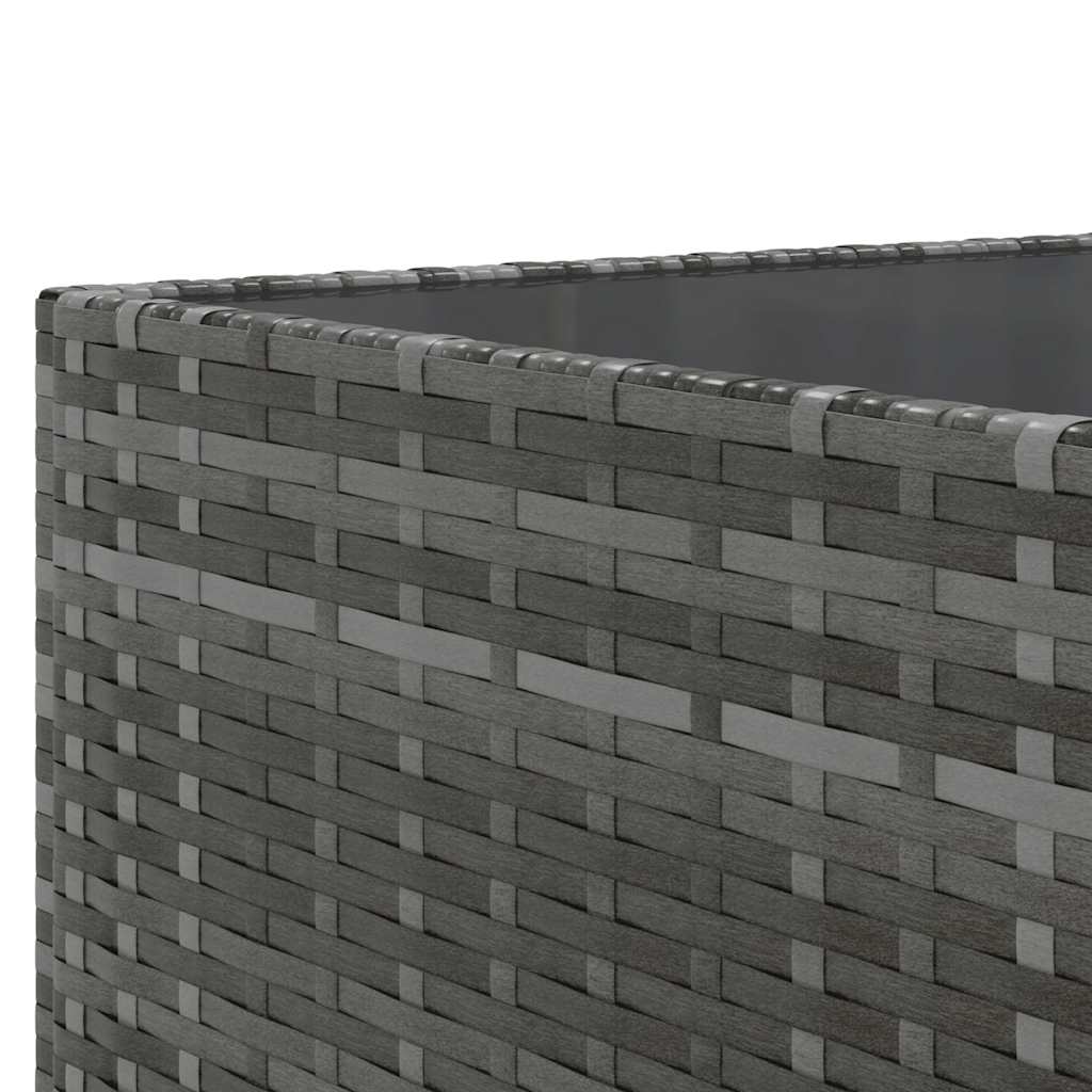 Set Divani da Giardino 6 pz con Cuscini in Polyrattan Grigio | homemem39