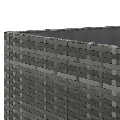 Set Divani da Giardino 6 pz con Cuscini in Polyrattan Grigio - homemem39