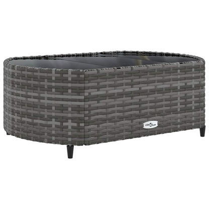 Set Divano da Giardino 5 pz con Cuscini Grigio in Polyrattan - homemem39