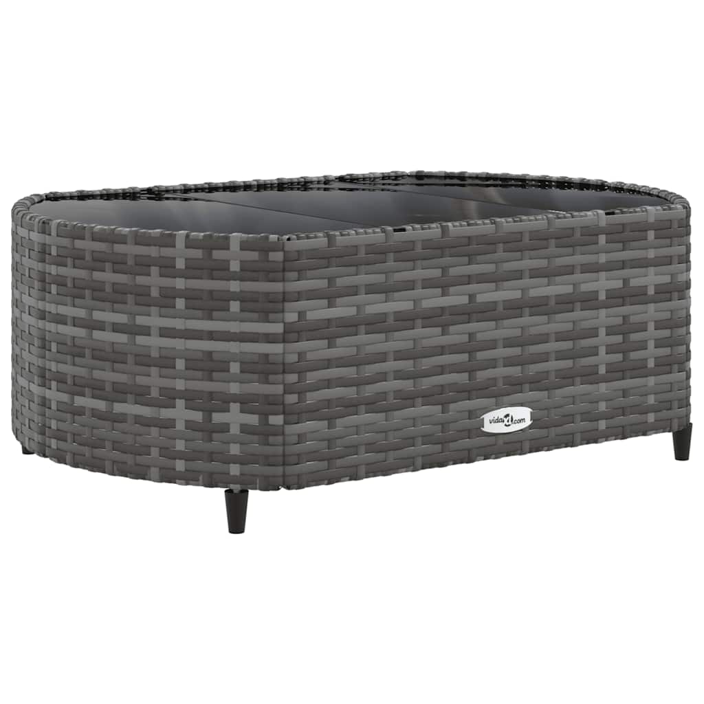 Set Divano da Giardino 6 pz con Cuscini Grigio in Polyrattan | homemem39