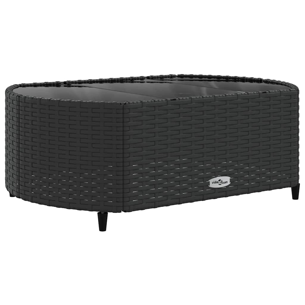 Set Divani da Giardino con Cuscini 7pz Nero Polyrattan - homemem39