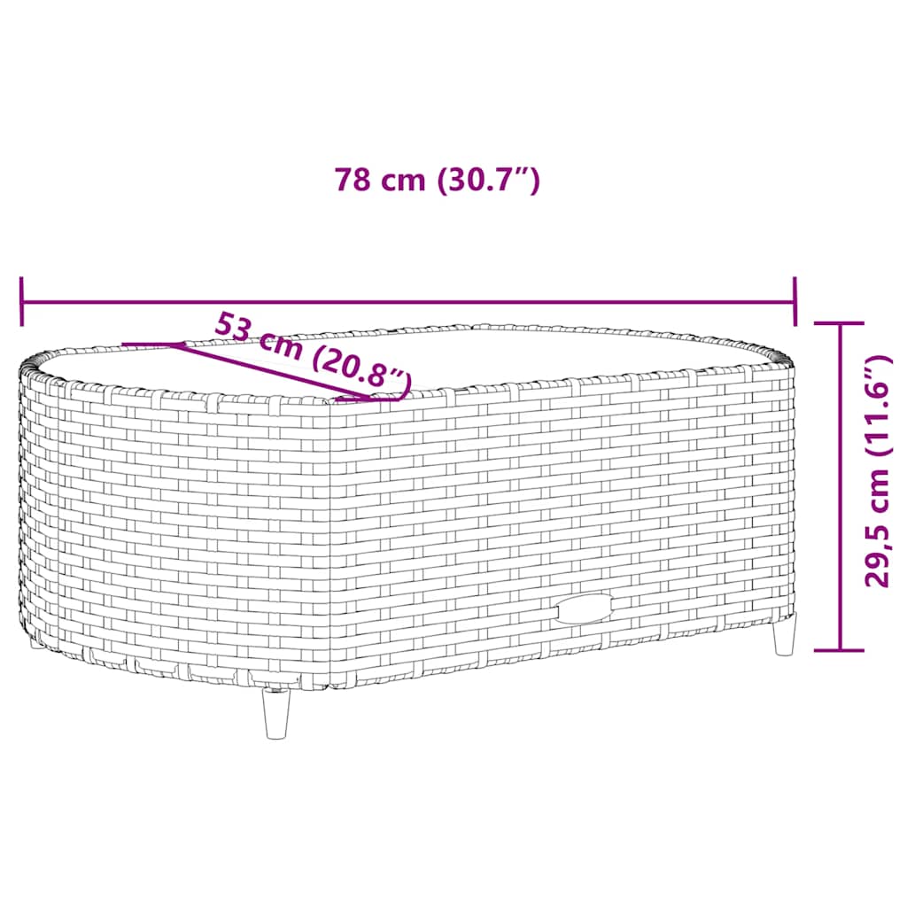 Set Divano da Giardino 5 pz con Cuscini Marrone in Polyrattan | homemem39