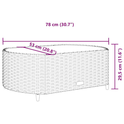 Set Divano da Giardino 5 pz con Cuscini Marrone in Polyrattan | homemem39