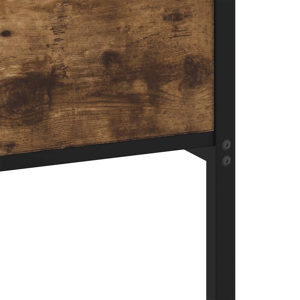 Giroletto senza Materaso in Metallo Rovere Fumo 180x200 cm - homemem39