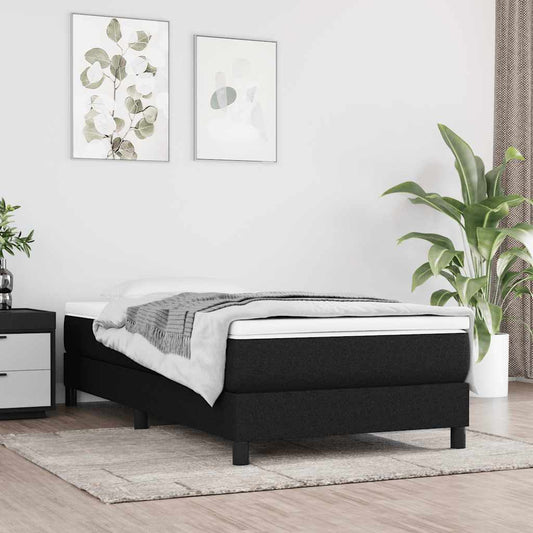 Materasso a Molle per Bambini Nero 80x160 cm in Tessuto - homemem39