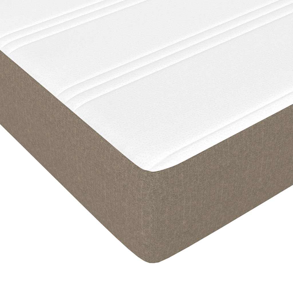 Materasso a Molle per Bambini Rigidità Media Tortora 80x160 cm in Tessuto - homemem39