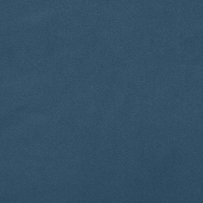 Materasso a Molle Blu Scuro 80x210x20 cm in Velluto - homemem39