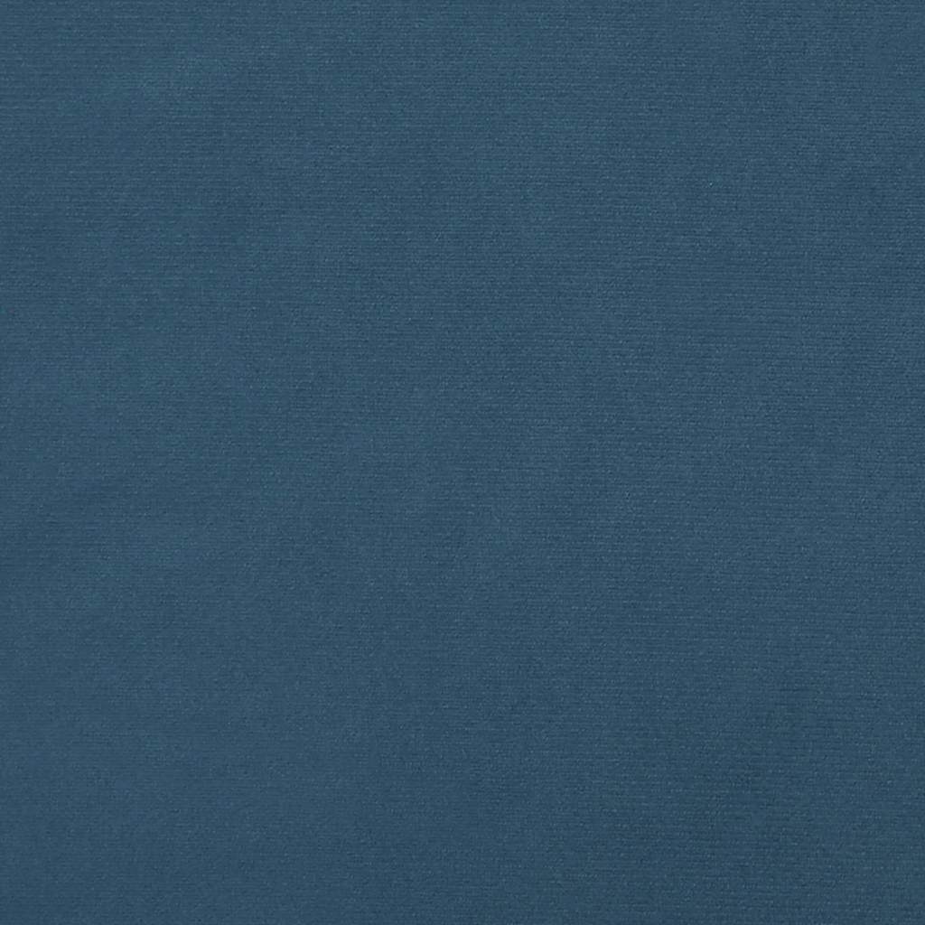 Materasso a Molle Blu Scuro 90x210x20 cm in Velluto - homemem39