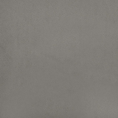 Materasso a Molle Grigio Chiaro 120x220x20 cm in Velluto - homemem39