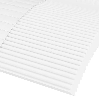 Materasso in Schiuma Bianco 90x210 cm Durezza H2 H3