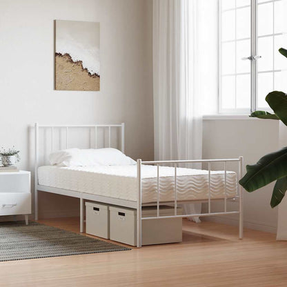 Materasso in Schiuma Bianco 100x220cm Durezza H2 H3