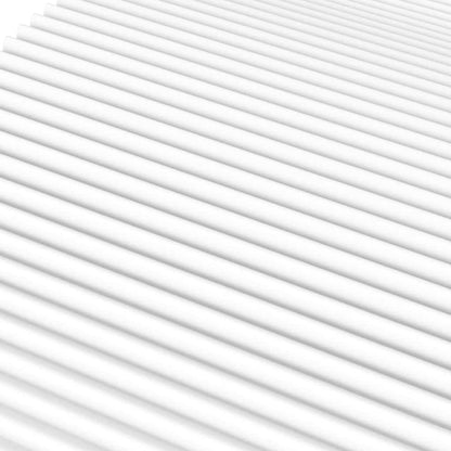 Materasso in Schiuma Bianco 100x220cm Durezza H2 H3