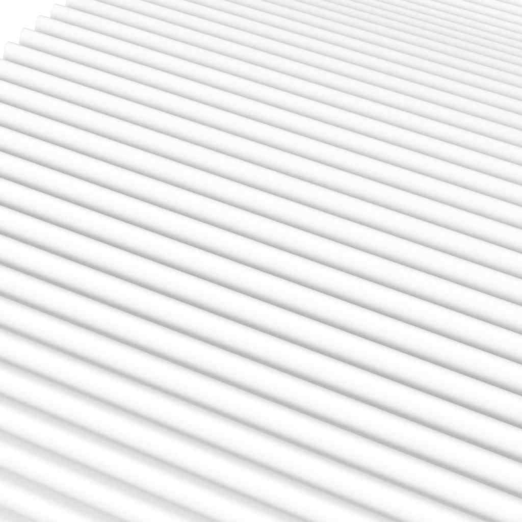 Materasso in Schiuma Bianco 180x220 cm Durezza H2 H3