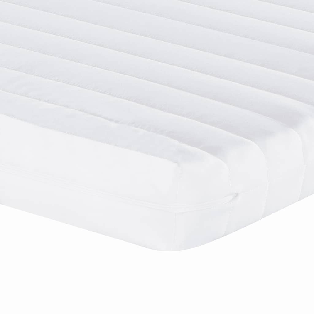 Materasso in Schiuma Bianco 80x210 cm 7 Zone Durezza 20 ILD