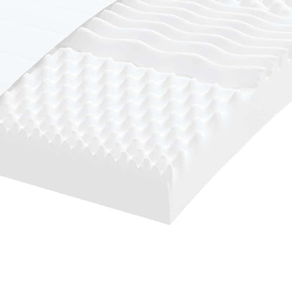 Materasso in Schiuma Bianco 200x220 cm 7 Zone Durezza 20 ILD