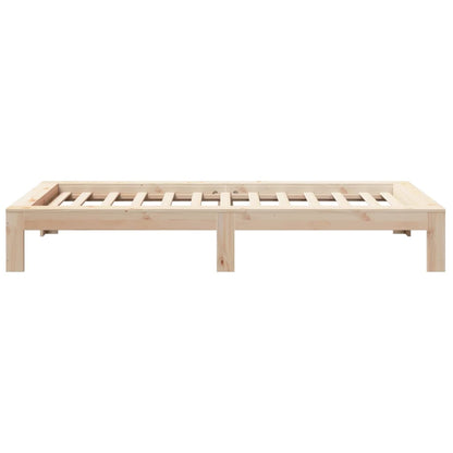 Letto senza Materasso 90x190 cm in Legno Massello di Pino - homemem39