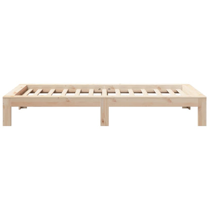 Letto senza Materasso 75x190 cm in Legno Massello Pino - homemem39