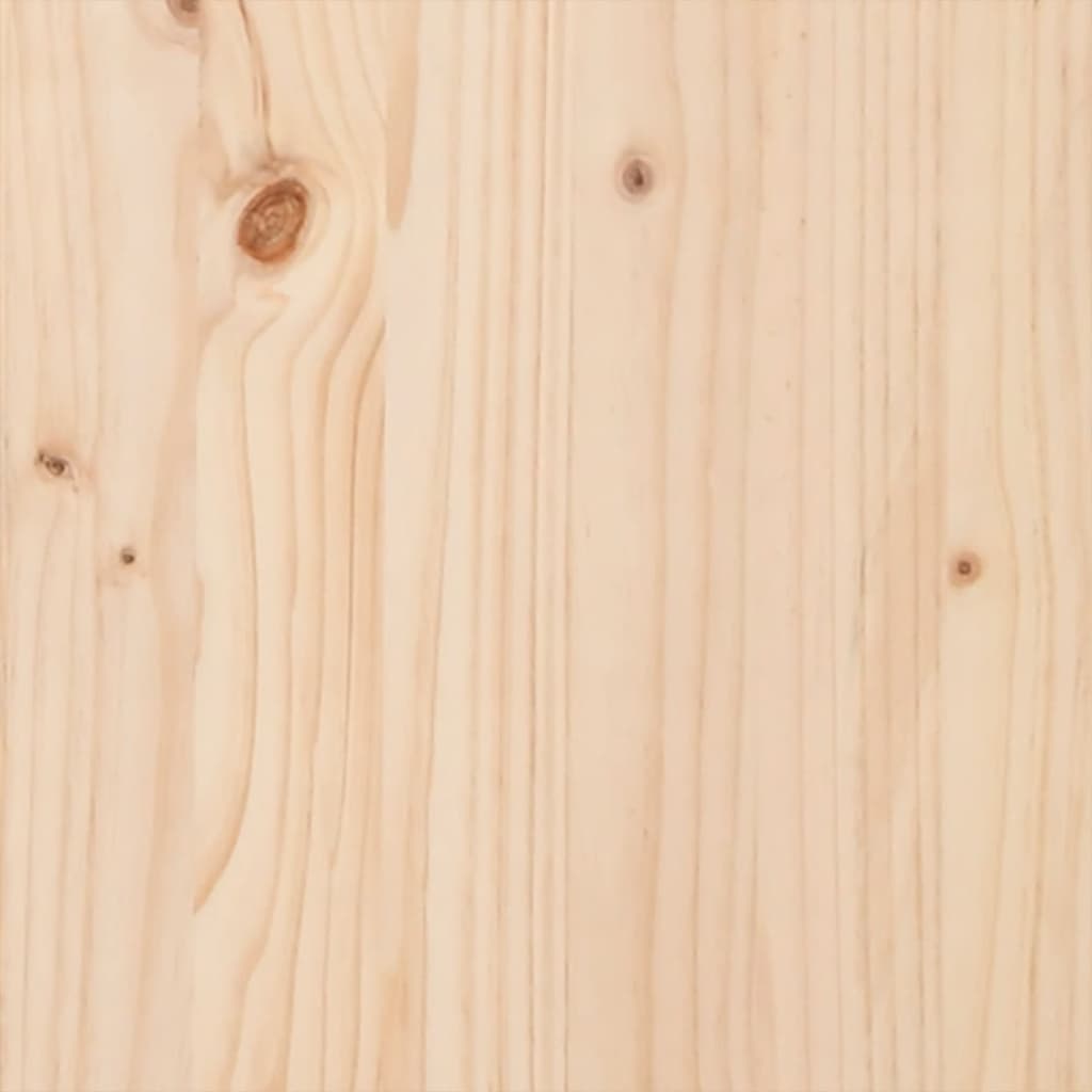 Letto senza Materasso 140x200 cm in Legno Massello di Pino | homemem39