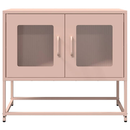 Mobile TV Rosa 68x39x60,5 cm in Acciaio Laminato a Freddo - homemem39
