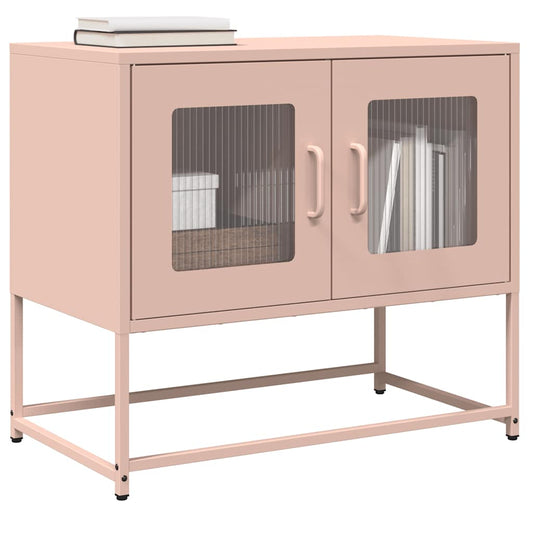 Mobile TV Rosa 68x39x60,5 cm in Acciaio Laminato a Freddo | homemem39
