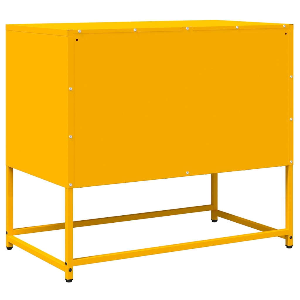 Mobile TV Giallo Senape 68x39x60,5 Acciaio Laminato a Freddo - homemem39
