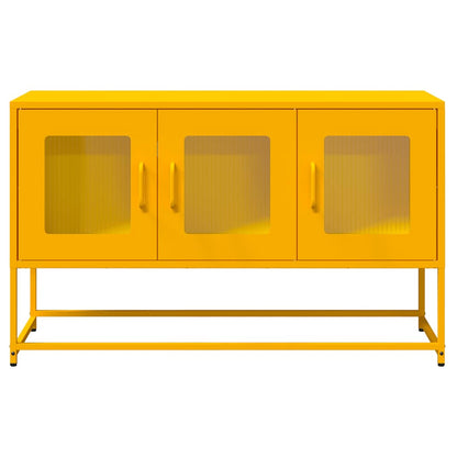 Mobile TV Giallo Senape 100,5x39x60,5 cm in Acciaio - homemem39