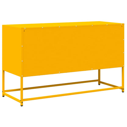 Mobile TV Giallo Senape 100,5x39x60,5 cm in Acciaio - homemem39