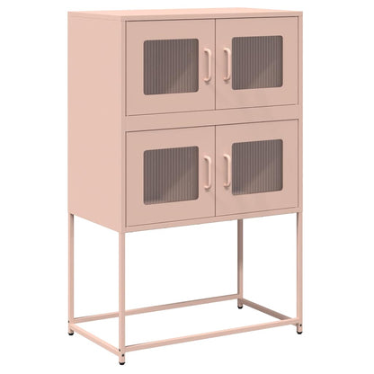 Credenza Rosa 68x39x107 cm in Acciaio - homemem39