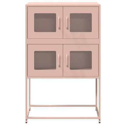 Credenza Rosa 68x39x107 cm in Acciaio - homemem39
