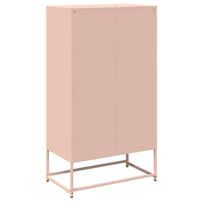 Credenza Rosa 68x39x123 cm in Acciaio - homemem39