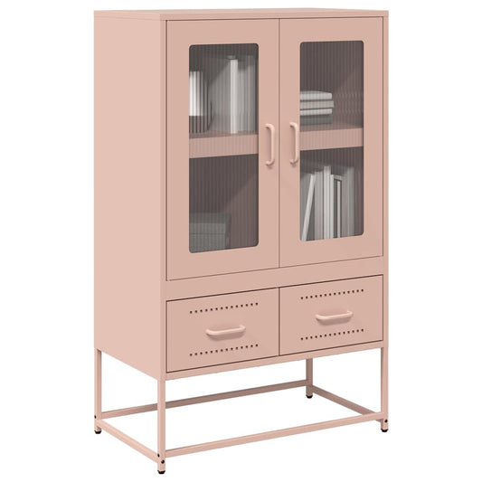 Credenza Rosa 68x39x111,5 cm Acciaio - homemem39