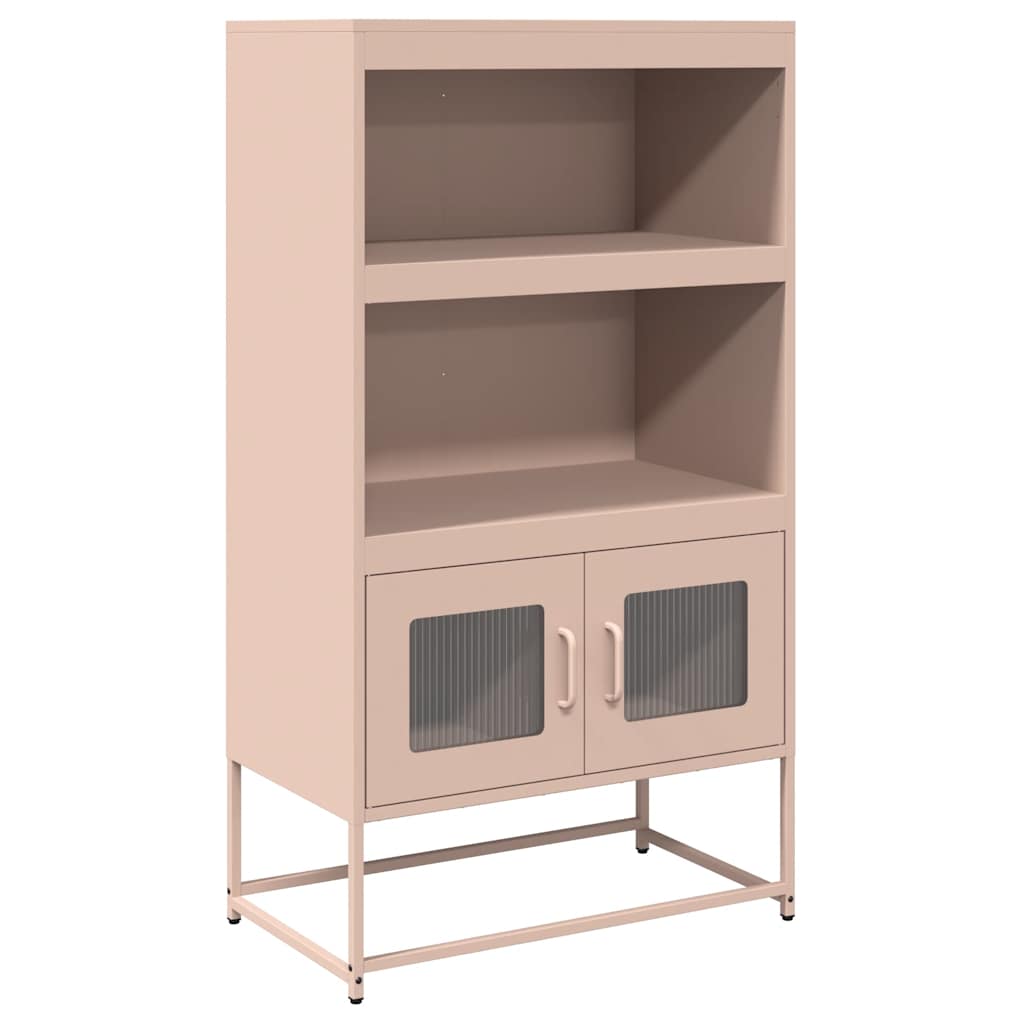 Credenza Rosa 68x39x123 cm in Acciaio - homemem39