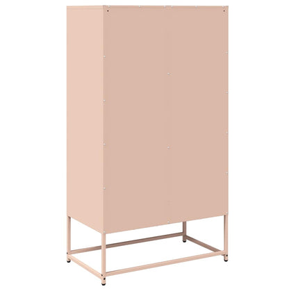 Credenza Rosa 68x39x123 cm in Acciaio - homemem39