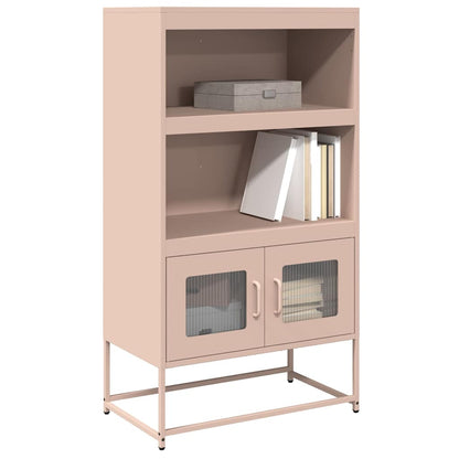 Credenza Rosa 68x39x123 cm in Acciaio - homemem39