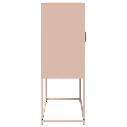 Credenza Rosa 68x39x107 cm in Acciaio - homemem39