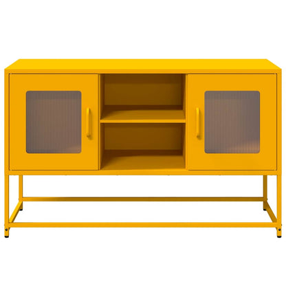 Mobile TV Giallo Senape 100,5x39x60,5 cm in Acciaio - homemem39