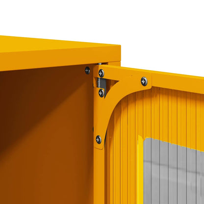 Mobile TV Giallo Senape 100,5x39x60,5 cm in Acciaio - homemem39