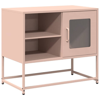 Mobile TV Rosa 68x39x60,5 cm in Acciaio - homemem39
