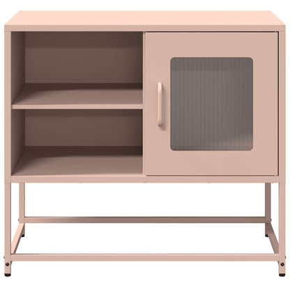 Mobile TV Rosa 68x39x60,5 cm in Acciaio - homemem39