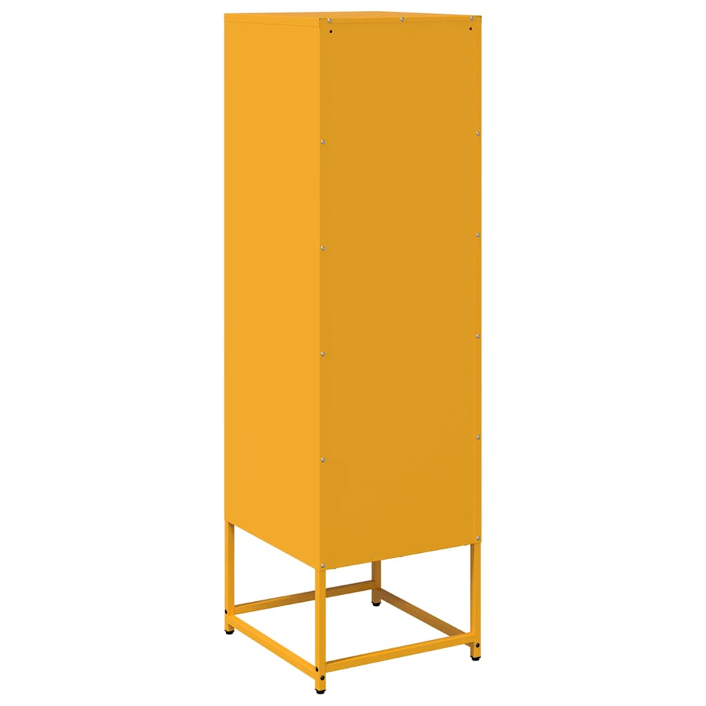 Credenza Giallo Senape 36x39x123 Acciaio Laminato Freddo - homemem39