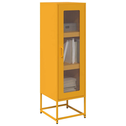 Credenza Giallo Senape 36x39x123 Acciaio Laminato Freddo - homemem39